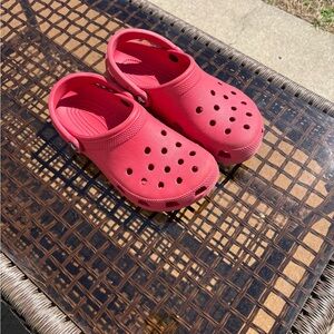 Kids Red Clogs